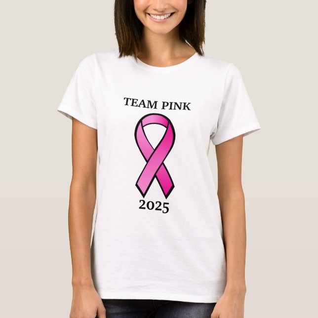 T-shirt TEAM PINK (Devant)