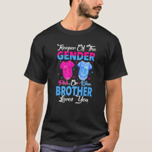 T-shirt Team Pink Ou Blue Keeper Du Frère De Genre Lov