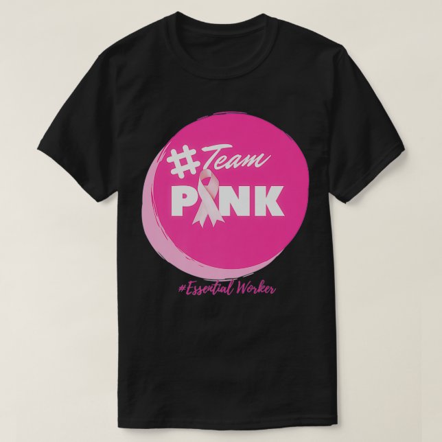 T-shirt Team Pink Premium (Design devant)