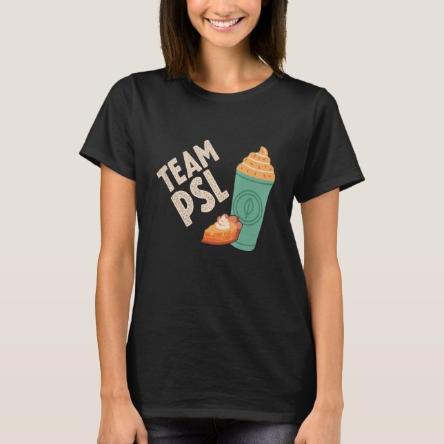 T-shirt Team Pumpkin Spice Latte Fall Autumn Family Thanks (Devant)