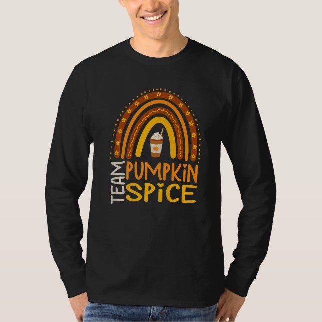 T-shirt Team Pumpkin Spice Latte  For Fall Season Coffee A (Devant)
