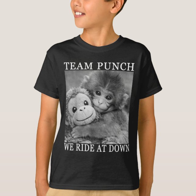 T-shirt Team punch monkey Team punch monkey  (Devant)