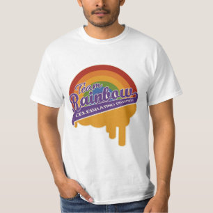 T-shirt Team Rainbow chemise personnalisée - choisir le st