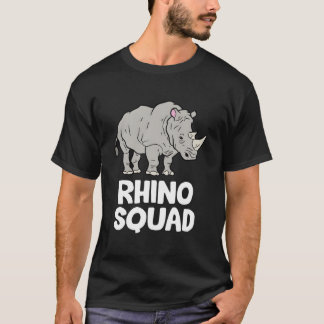T-shirt Team Rhino Rhino Squad Love Rhinoceros
