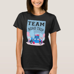 T-shirt Team Road Trip Famille Maman Papa Frère Soeur