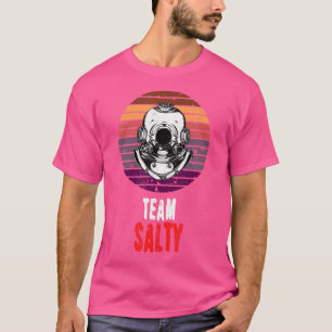 T-shirt Team Salty Plongée sous-marine Plongée