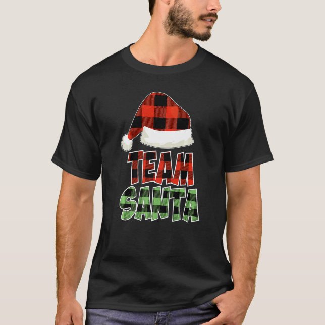 T-shirt Team Santa Christmas Squad Family Pajamas Christma (Devant)