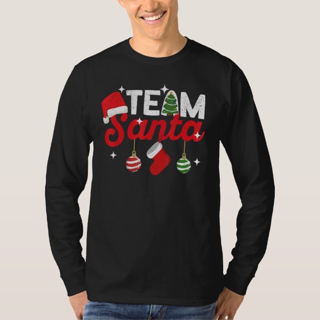 T-shirt Team Santa Family Tradition Christmas Squad Matchi (Devant)