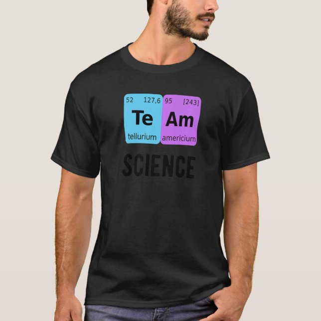 T-shirt Team Science Student Periodic Table Love Chemist T (Devant)