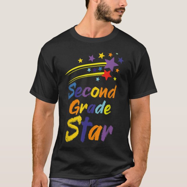 T-shirt Team Second 2nd Grade Back To School Student Teach (Devant)