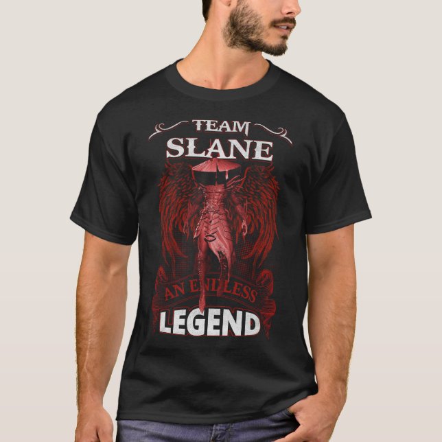 T-shirt Team SLANE - Une LÉGENDE sans fin (Devant)