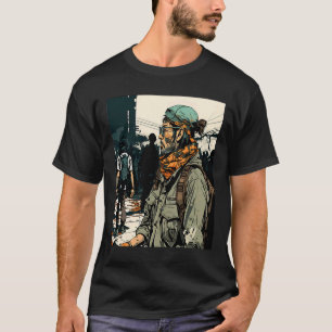 T-shirt Team Sport Games Retro Airsoft Player