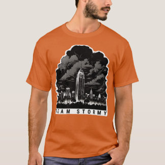 T-shirt Team Stormy nuages sombres et orageux sur NYC