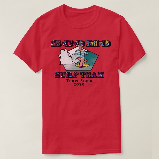 T-shirt Team Surf Scomo Team Rider Edition (Design devant)