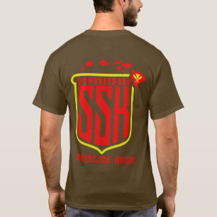 T-shirt Team Tee (rouge et jaune)