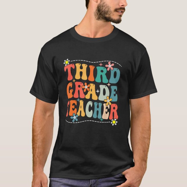 T-shirt Team Third Grade 3rd Grade Teacher Back To School  (Devant)