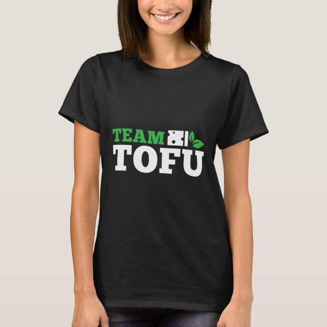 T-shirt Team Tofu Workout Vegan Bodybuilding Fitness Plant (Devant)