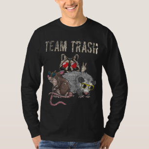 T-shirt Team Trash - Drôle Raccoon Lover Opossum Rat Garba
