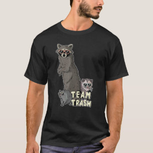 T-shirt Team Trash Opossum Raccoon Rat, Animaux Drôle Garb