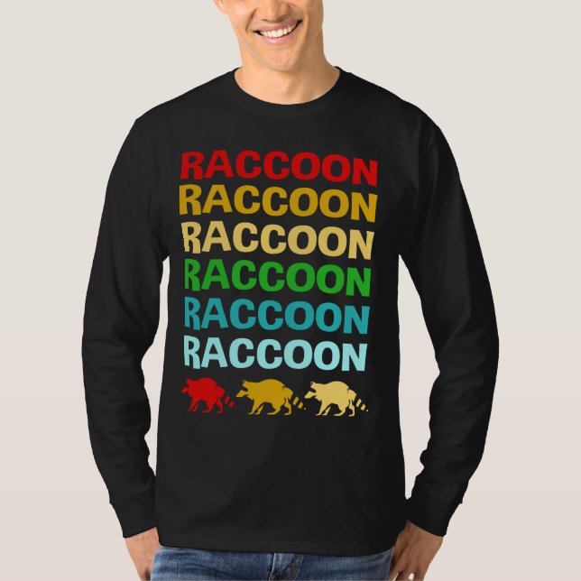 T-shirt Team Trash Raccoon (Devant)