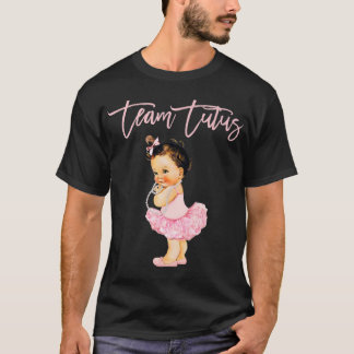 T-shirt Team Tutu Girl Genre Reveillez Baby shower Touchdo