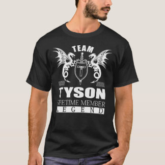 T-shirt Team TYSON Lifetime Member Legend