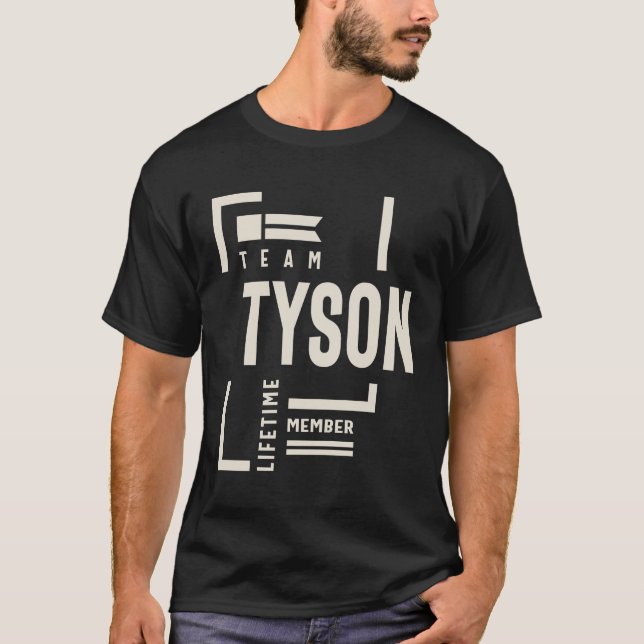 T-shirt Team Tyson Membre à vie Tyson Nom