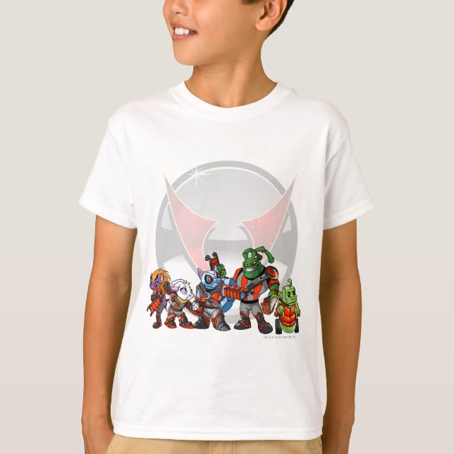 T-shirt Team Virtupets Space Station Group (Devant)