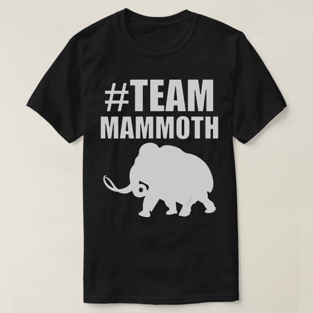 T-shirt Team Wooly Mammoth, Animal Préféré, Elephant Love (Design devant)