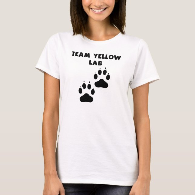 T-shirt Team Yellow Lab (Devant)