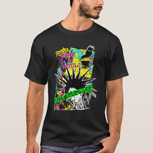 T-shirt Teamétrange Punk Rock Roll Oi Rocking Style T Shir (Devant)