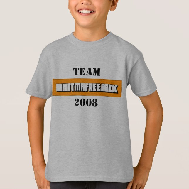 T-shirt teamfreedmawhitjacklogo, Team, 2008 (Devant)