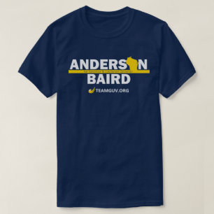 T-shirt TeamGuv - Anderson/Baird