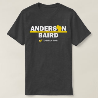 T-shirt TeamGuv - Anderson/Baird