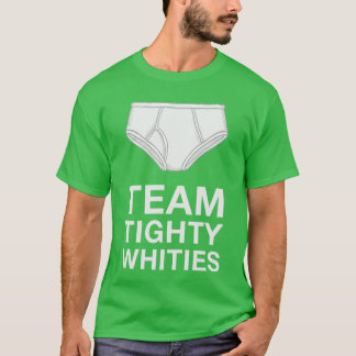 T-shirt Teamighty Whities for Men Funny White Briefs Retro
