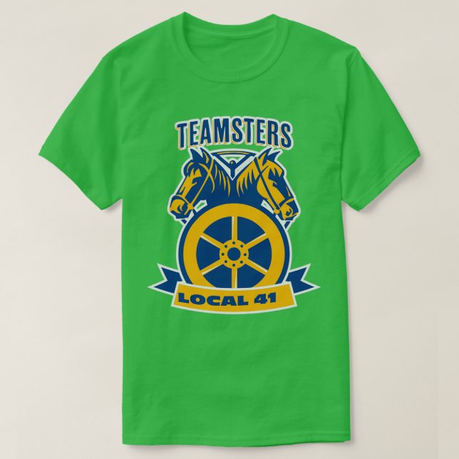 T-shirt Teamsters Local 41 Cadeaux Teamster chauffeur père (Design devant)