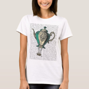 T-shirt Teapot volant 1 Vert et Jaune