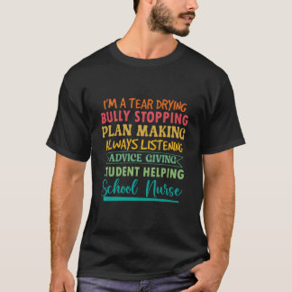 T-shirt Tear Drying Student Helg School Nurse Motivational