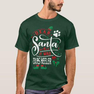 T-shirt Teas Heeler Chien Noël Chien race vintage ami