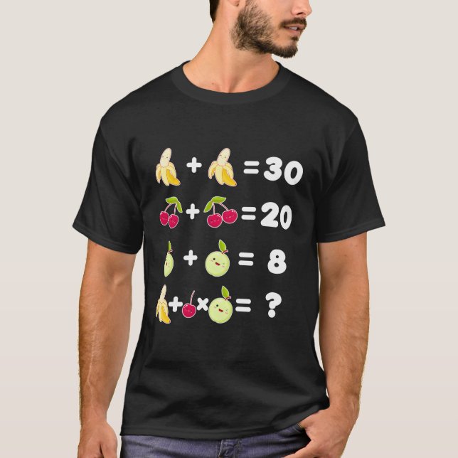 T-shirt Teaser Mind Pour Math (Devant)