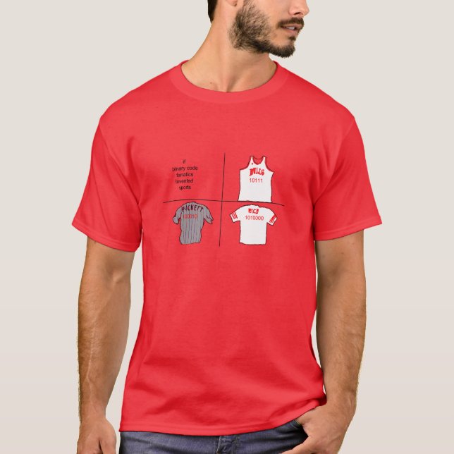T-shirt Tech Athlete Gear : Code binaire Sport Jersey Shir (Devant)