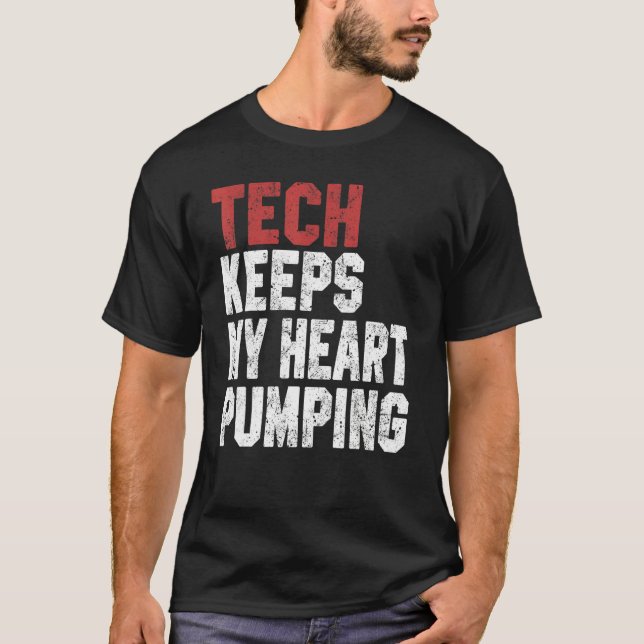 T-shirt Tech  For Men Women Technology Cyber Coding Geek (Devant)