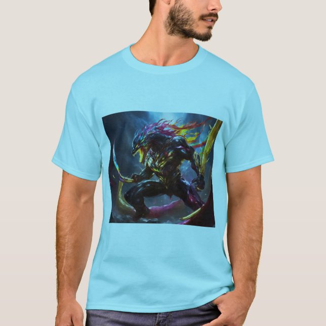 T-shirt Tech Seraph : où les guerriers numériques s'unisse (Devant)