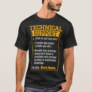 T-shirt Tech Support Definition Funny Computer Geek