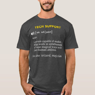 T-shirt Tech Support Definition Funny Computer Geek