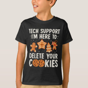 T-shirt Tech Suprt Noël Cookies Femmes Hommes Drôle Chris