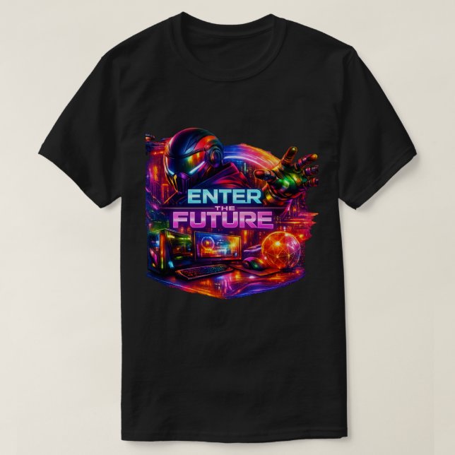T-shirt Tech Universe pour hommes (Design devant)