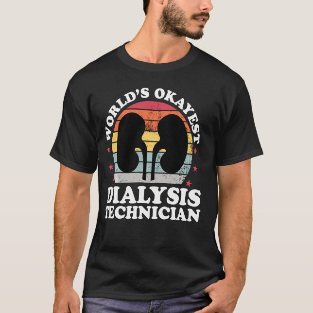 T-shirt Technician Funny Nephrology (Devant)