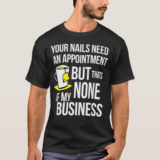 T-shirt Technicien à ongles Funny Frog Mème correspondant  (Devant)