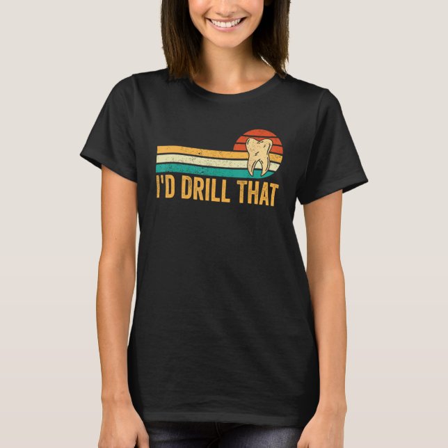 T-shirt Technicien adjoint de laboratoire dentaire I d Per (Devant)